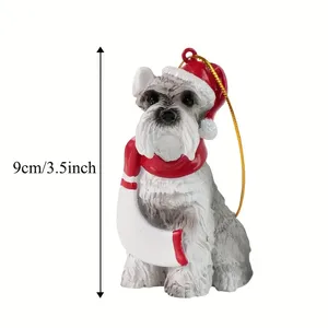 Ornement de sapin de Noël chien Schnauzer <span class=keywords><strong>miniature</strong></span> - Product Image 6