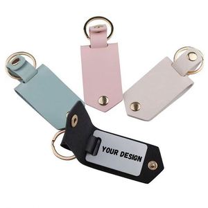 Customised Business PU Leather <b>Custom</b> <b>Keychain</b> Decoration Sublimation <b>Keychain</b> Decoration - Product Image 6