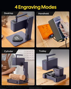 Mini máquina de grabado láser portátil para <span class=keywords><strong>Laserpecker</strong></span> <span class=keywords><strong>2</strong></span> 5W 600 mm/s Velocidad de grabado más rápida para vidrio y madera nueva condición - Product Image 3