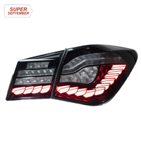 Pour Chevrolet Cruze 09-14, ensemble de feux arrière 12V 30W, clignotants LED modifiés à effet écailles de dragon