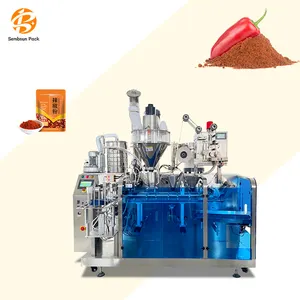 Automatic horizontal Stand Up Zipper Bag Filing Multi-Function Machines Premix Powder Weighing Pepper Packaging Packing Machine