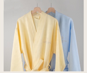Wholesale 100% Luxury Cotton <strong>Waffle</strong> <strong>Robe</strong> for Sheraton Hotel Quality Hospitality Grade <strong>Waffle</strong> Bathrobe Unisex Kimono <strong>Waffle</strong> <strong>Robe</strong> - Product Image 1