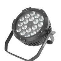 Led Par Lumière RGBW 4in1 18pcs 12W IP65 Étanche Par lumière DMX512 Lumière de Scène pour Bar Scène Club Fête Mariage