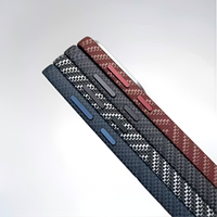 Coque magnétique en fibre de carbone Kevlar texturée pour Samsung Galaxy Ultra S26 S25 S24Ultra, compatible avec la charge sans fil, coque rigide en PC