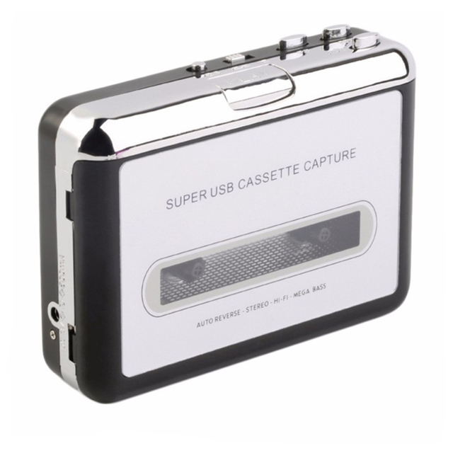 D1391 leitor K7 fita cassete Portable Cassette Tape Player USB Converter to Audio National MP3 Converter