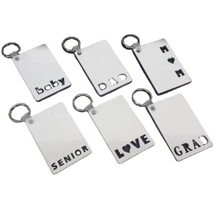 New Daddy & Mom's 7 Models Custom Sublimation Wood Photo Keychain for Families Graduates Seniors Superior Quality