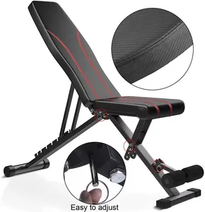 Banc de musculation RS Home <span class=keywords><strong>Gym</strong></span> pour exercices intérieurs, flexible, durable, réglable, en ABS, pour la musculation et l'haltérophilie - Product Image 3