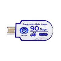 Registrador de Datos de Temperatura USB Desechable SIGMAWIT, Registrador de Datos de Temperatura de Un Solo Uso para Alimentos, Cadena de Frío Farmacéutica con Informe en PDF