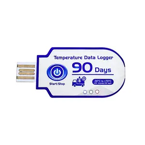 SIGMAWIT Data Logger descartável de temperatura Usb Data Logger de uso único para alimentos, cadeia fria farmacêutica com relatório PDF