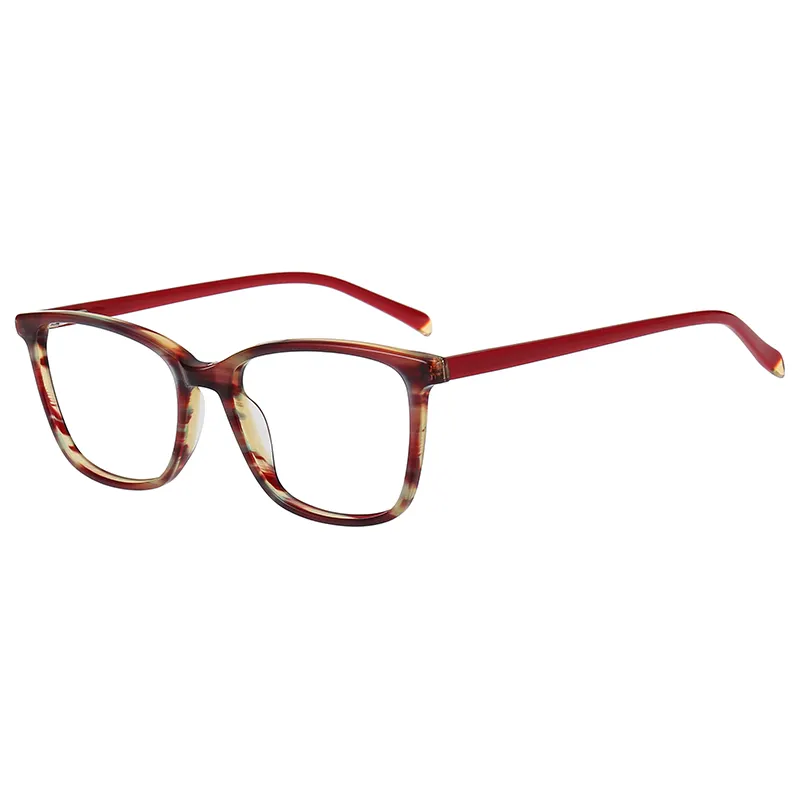 Veetus blaulichtresistente rote Design-Brille modisch und meistverkauft Brillenrahmen