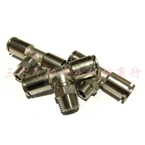 Stainless Steel <b>Quick</b> Connect Tee T Type PB8 02 External Thread <b>Connector</b> PB4 M6 PB4 02 Pneumatic Fittings - Product Image 1