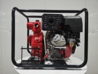Pompe à eau portable à essence GEEMKA 5,4 CV, 2 pouces, à deux étages, pour lutte contre les incendies, portance 80 m, haute pression 4 kW, débit 30 m³/h, eau propre