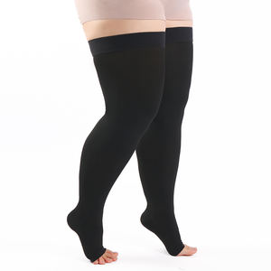 <span class=keywords><strong>Bas</strong></span> <span class=keywords><strong>de</strong></span> <span class=keywords><strong>contention</strong></span> personnalisés <span class=keywords><strong>de</strong></span> qualité médicale, gradués 20-30 mmHg, anti-varices, à bout ouvert, hauteur cuisse, pour hôpital - Product Image 5