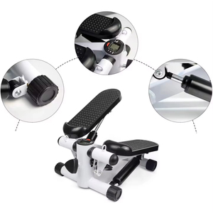 มินิสเต็ปเปอร์ออกกำลังกายพร้อมสายรัดต้านทาน อุปกรณ์คาร์ดิโอแบบขั้นบันไดพร้อมจอแสดงผลดิจิตอล - Product Image 6