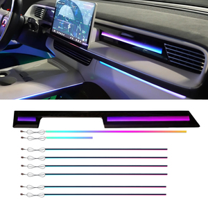 Luz Ambiental LED RGBIC para Auto, Tira Acrílica Sinfónica, Lámpara Interior de Neón para XPeng G6 2023-2024, Venta al Por Mayor - Product Image 1