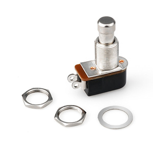 Interruptor de pedal PBS-24B-4 de 2 pines SPST 3A 250V DC con función de reinicio para pedal de efectos - Product Image 2