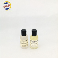 Fournitures d'hôtel personnalisées mini shampooing après-shampooing gel douche dans un emballage en bouteille