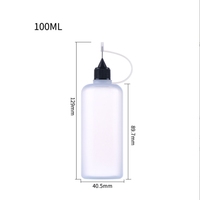 Bouteille à presser 10ml 30ml flacon compte-gouttes à pointe d'aiguille bouteille en plastique de colle