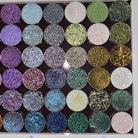 Fard à paupières duo-chrome haute qualité, effet scintillant unique, haute pigmentation, cosmétique végétalien, marque privée