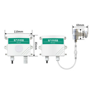 Amonyak konsantrasyonu sensörü <span class=keywords><strong>NH3</strong></span> gaz tavuk evi kamu tuvalet domuz çiftlik algılama 4-20mA çıkış RS485 verici - Product Image 4