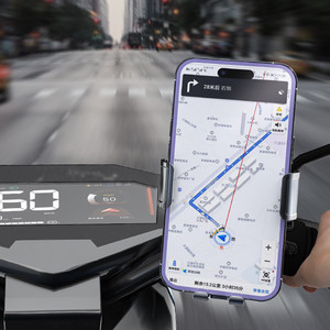 Soporte Universal para Teléfono de Motocicleta con Rotación de 360 Grados °   Soporte de Teléfono para Bicicleta con Agarre de Silicona Antivibración y Rotación para Manillar - Product Image 1