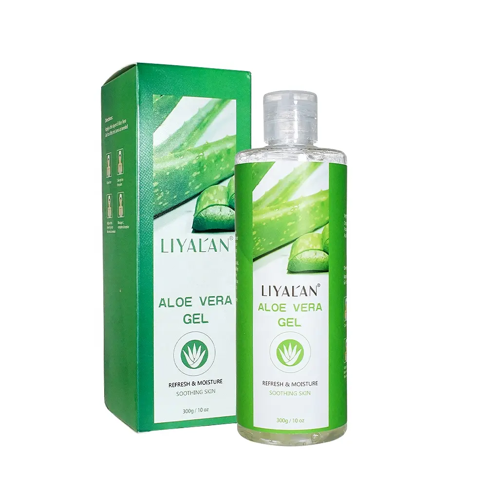 Nhãn hiệu riêng da nhẹ nhàng mụn sẹo Alovera Gel dưỡng ẩm hữu cơ Aloe Vera Gel cho khuôn mặt