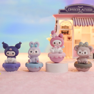 ตุ๊กตาสัตว์น่ารัก Yu Mo แบบกลม วัสดุไวนิล ของตกแต่งบ้าน ของประดับโต๊ะในห้องนั่งเล่น ของขวัญวันเกิด ของขวัญแต่งงาน - Product Image 1