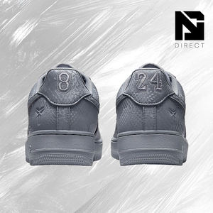 Kobe Bryant X <span class=keywords><strong>Nike</strong></span> Air <span class=keywords><strong>Force</strong></span> 1 Low 'cool Grey' Chaussures de créateur tendance pour hommes Nouvelle tendance Chaussures décontractées pour la marche - Product Image 4