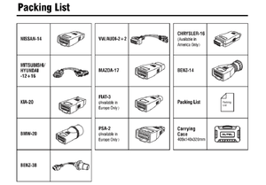 Autel Maxisys msobd2kit Bộ điều hợp không OBDII Bộ kết nối tuân thủ OE Tương thích với Maxisys Ultra ms919 ms909 mk908p Elite II - Product Image 3