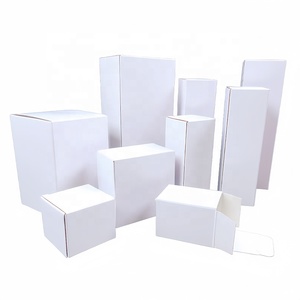 Portable três camadas ondulado papelão caixa 8cm largura Brown branco Matt laminação para simples produto embalagem danos - Product Image 5