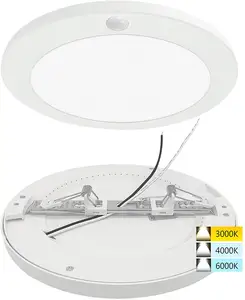 Sensor de luz led E-CP04 18w cct ajustável, painel de luz led com sensor de movimento