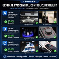 Layar Android 13 12,3 inci 8G+128G untuk Lexus 2014-2017, Carplay Nirkabel, Auto, 1920*720 IPS, Radio Multimedia Player, GPS Navigasi