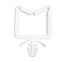 Clips de gestion de câbles auto-adhésifs rectangulaires 3M Colle Organisateur de cordon en plastique Siège de fixation de câblage Boucle noire FC-50