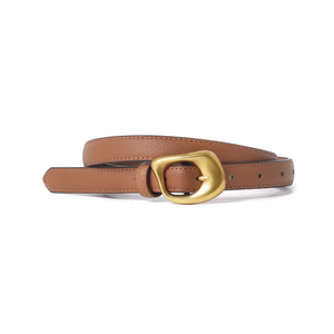 <span class=keywords><strong>Ceinture</strong></span> Fine <span class=keywords><strong>en</strong></span> Alliage Designer Dives pour <span class=keywords><strong>Femme</strong></span> avec Boucle Ardillon – Sangle de Taille Fine et Authentique de Qualité Supérieure, Largeur 1,8 cm, Longueur 105 cm - Product Image 2