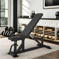 HALA-FB-1912 multifonctionnel réglable Fitness chaise acier métal pliable plat banc gymnastique exercice poids formateur