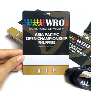 Pases VIP Personalizados con NFC RFID 13.56MHz, Resistentes al Agua, Impresión a Todo Color en Poliéster, Cordón Sublimado con Logotipo, Acceso a Conciertos - Product Image 2
