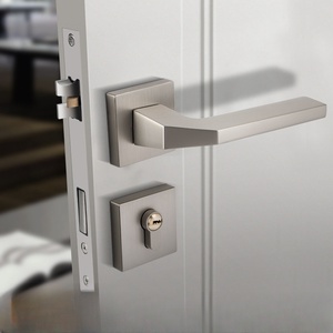 Precio de Fábrica: Manija Moderna de Aleación de Zinc para Puerta Interior, Cerradura Silenciosa de Embutir para Puerta de <span class=keywords><strong>Madera</strong></span>, Ideal para Hogar y Hotel, Decoración y Herrajes - Product Image 4
