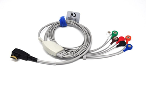 Cabo de ECG <span class=keywords><strong>DMS</strong></span> 300 com 5 e 7 Fios, Cabo <span class=keywords><strong>Holter</strong></span> ECG com Material TPU e Desinfecção EOS - Product Image 5