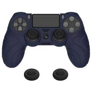 Coque de protection en silicone écologique pour manette sans fil, personnalisée, étanche, bleu nuit - Product Image 1
