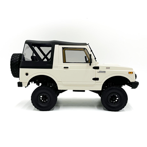 Mentors - Coche de Escalada <span class=keywords><strong>RC</strong></span> a Escala 1/10, <span class=keywords><strong>Jimny</strong></span> Warrior JA11, Coches de Control Remoto Todoterreno con Faros LED # Color: C74-1 Blanco 4WD - Product Image 3