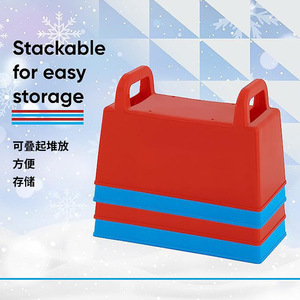 Moule à briques de neige en plastique 25x17x12,5 cm pour enfants, jouets de plage, ensemble de jeux d'extérieur - Product Image 3