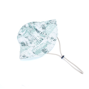 Wholesale High Quality OEM ODM Wide Brim Leaf Pattern Summer Casual Custom Unisex <b>Reversible</b> 100% Cotton <b>Bucket</b> <b>Hat</b> for Travel - Product Image 3