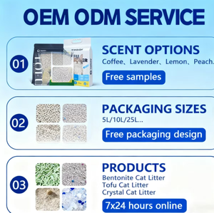 프리미엄 브랜드 친환경 ISO9001 인증 먼지 없는 냄새 차단 강력 응집 100% 천연 벤토나이트 고양이 모래 - Product Image 4