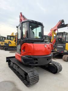 Excavatrice sur chenilles Kubota KX163 d'occasion, économique, petite pelle pour la préparation des terrains et les travaux de maintenance routière quotidiens - Product Image 6