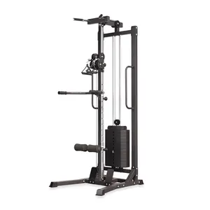 Gym Multi Functional Weight Stack Loaded Trainer Cable Crossover Dual Multi Pulley System Station