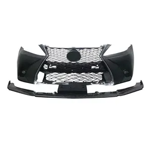Factory direct Car bumpers F-sport Style IS250 Front Bumper With Grille For Lexus Is250 Is300 2006-2012 upgrade GS facelift