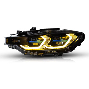 Para BMW Serie 3 (2012-2015 2016-2019) F30 Faro <span class=keywords><strong>de</strong></span> coche nuevo 6500K xenón halógeno <span class=keywords><strong>LED</strong></span> 12V voltaje aplicable - Product Image 1