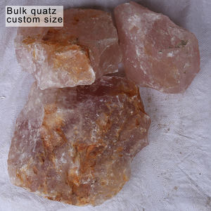 Pierres brutes de quartz rose naturel, tailles personnalisées en gros, pierres minérales brutes - Product Image 5