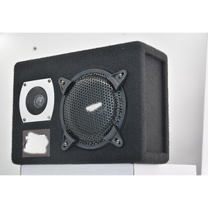 Caisson de basses actif MusicFire MF-1506 10 pouces en bois, haut-parleur audio pour voiture 12V - Product Image 3