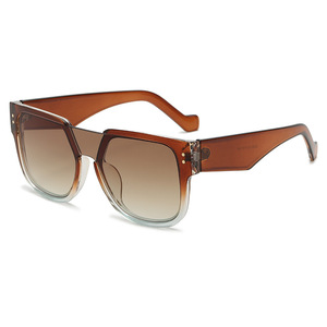 Elegantes Gafas de Sol Cuadradas de Una Pieza con Lentes Grandes para Mujer, Diseño Moderno, de Lujo - Product Image 6